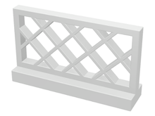 Plaatje in Gallery viewer laden, LEGO® los onderdeel Hek in kleur Wit 3185
