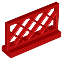Plaatje in Gallery viewer laden, LEGO® los onderdeel Hek in kleur Rood 3185