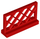 LEGO® los onderdeel Hek in kleur Rood 3185