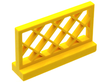 Plaatje in Gallery viewer laden, LEGO® los onderdeel Hek in kleur Geel 3185