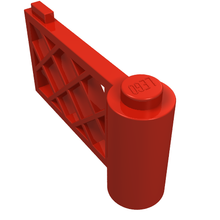 Plaatje in Gallery viewer laden, LEGO® los onderdeel Hek in kleur Rood 3186