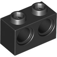 Plaatje in Gallery viewer laden, LEGO® los onderdeel Technische Steen in kleur Zwart 32000