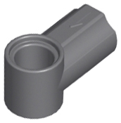 LEGO® Technische Verbinding Donker Blauwachtig Grijs 32013