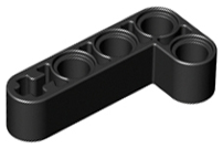 Plaatje in Gallery viewer laden, LEGO® los onderdeel Technische Hefbalk in kleur Zwart 32140