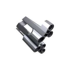 Plaatje in Gallery viewer laden, LEGO® los onderdeel Technisch Paneel Metallisch Zilver 32190