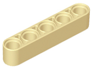 LEGO® los onderdeel Technische Hefbalk Geelbruin 32316