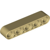 Plaatje in Gallery viewer laden, LEGO® los onderdeel Technische Hefbalk Geelbruin 32316