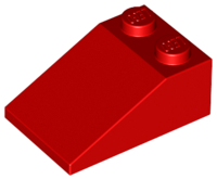 LEGO® los onderdeel Dakpan Algemeen in kleur Rood 3298