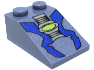 LEGO® los onderdeel Dakpan met Motief Zandblauw 3298px5