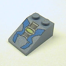 Plaatje in Gallery viewer laden, LEGO® los onderdeel Dakpan met Motief Zandblauw 3298px5