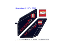 Plaatje in Gallery viewer laden, LEGO® stickervel set 3439-1 Spy Runner