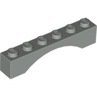 Plaatje in Gallery viewer laden, LEGO® los onderdeel Steen Boog in kleur Lichtgrijs 3455