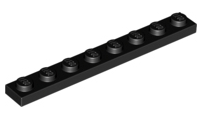 Plaatje in Gallery viewer laden, LEGO® los onderdeel Plaat Algemeen in kleur Zwart 3460