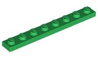 Plaatje in Gallery viewer laden, LEGO® los onderdeel Plaat Algemeen in kleur Groen 3460