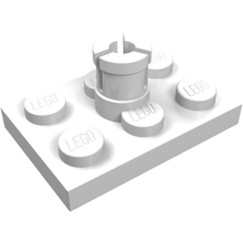 Plaatje in Gallery viewer laden, LEGO® los onderdeel Plaat Aangepast in kleur Wit 3462