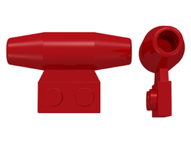 LEGO® los onderdeel Vliegtuig in kleur Rood 3475a