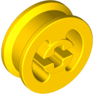 Plaatje in Gallery viewer laden, LEGO® los onderdeel Wiel in kleur Geel 3482