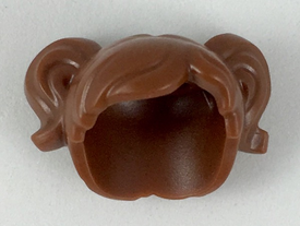 LEGO® los onderdeel Haar in kleur Roodachtig Bruin 35701