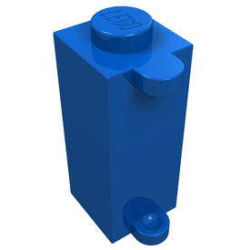 LEGO® los onderdeel Steen Aangepast in kleur Blauw 3581