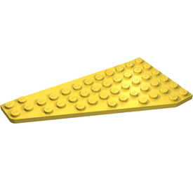 LEGO® los onderdeel Wig Plaat in kleur Geel 3585