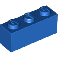 Plaatje in Gallery viewer laden, LEGO® los onderdeel Steen in kleur Blauw 3622