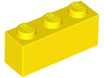 LEGO® los onderdeel Steen in kleur Geel 3622