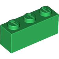 Plaatje in Gallery viewer laden, LEGO® los onderdeel Steen in kleur Groen 3622