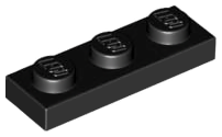 Plaatje in Gallery viewer laden, LEGO® los onderdeel Plaat Algemeen in kleur Zwart 3623