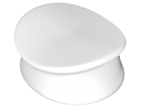 LEGO® los onderdeel Hoofddeksels in kleur Wit 3624