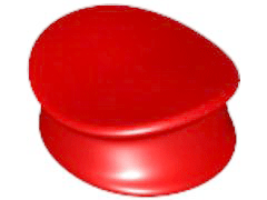 LEGO® los onderdeel Hoofddeksels in kleur Rood 3624