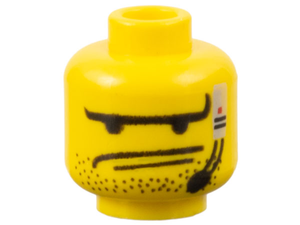LEGO® los onderdeel Hoofd in kleur Geel 3626bpb0058