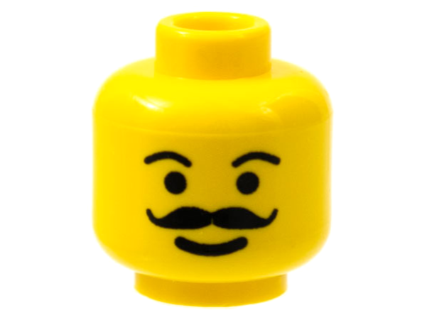 LEGO® los onderdeel Hoofd in kleur Geel 3626bpb0083