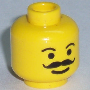 LEGO® los onderdeel Hoofd in kleur Geel 3626bpb0083