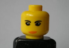 Plaatje in Gallery viewer laden, LEGO® los onderdeel Hoofd in kleur Geel 3626bpb0183