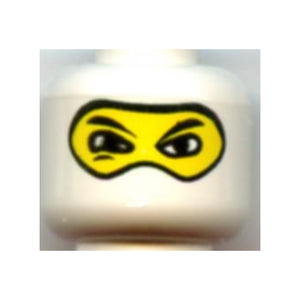 LEGO® los onderdeel Hoofd in kleur Wit 3626bpb0184
