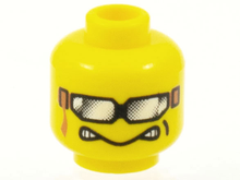 Plaatje in Gallery viewer laden, LEGO® los onderdeel Hoofd in kleur Geel 3626bpb0189