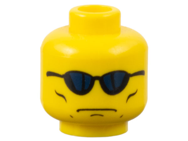 LEGO® los onderdeel Hoofd in kleur Geel 3626bpb0191