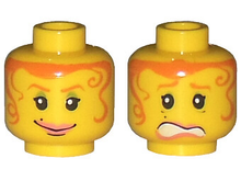 Plaatje in Gallery viewer laden, LEGO® los onderdeel Hoofd in kleur Geel 3626bpx116