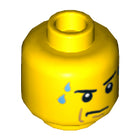 LEGO® los onderdeel Hoofd Helder Lichtblauw 3626cpb0643
