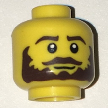Plaatje in Gallery viewer laden, LEGO® los onderdeel Hoofd in kleur Geel 3626cpb1679
