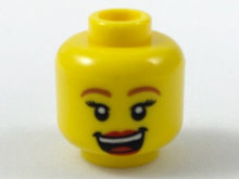 Plaatje in Gallery viewer laden, LEGO® los onderdeel Hoofd in kleur Geel 3626cpb1951