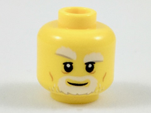 Plaatje in Gallery viewer laden, LEGO® los onderdeel Hoofd in kleur Geel 3626cpb1960