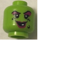 Plaatje in Gallery viewer laden, LEGO® los onderdeel Hoofd in kleur Limoen 3626cpb2238