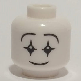 LEGO® los onderdeel Hoofd in kleur Wit 3626cpb2325