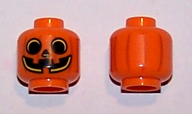 LEGO® los onderdeel Hoofd in kleur Oranje 3626cpb2485