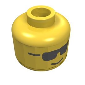 LEGO® los onderdeel Hoofd in kleur Geel 3626p04