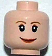 LEGO® los onderdeel Hoofd in kleur Lichte Noga 3626pb0205