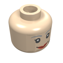 Plaatje in Gallery viewer laden, LEGO® los onderdeel Hoofd in kleur Lichte Noga 3626pb0205