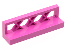 Plaatje in Gallery viewer laden, LEGO® los onderdeel Hek in kleur Donker Roze 3633