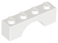LEGO® los onderdeel Steen Boog in kleur Wit 3659